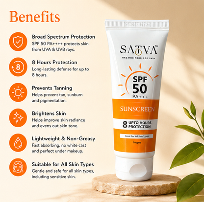 Satva Sunscreen SPF50 PA+++