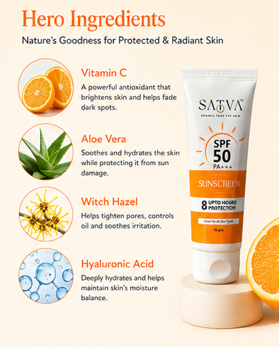 Satva Sunscreen SPF50 PA+++