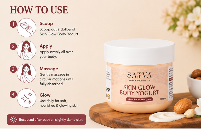 Skin Glow Body Yogurt | Lightweight Hydration & Radiant Skin