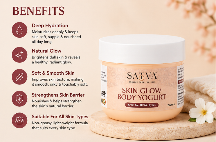 Skin Glow Body Yogurt | Lightweight Hydration & Radiant Skin