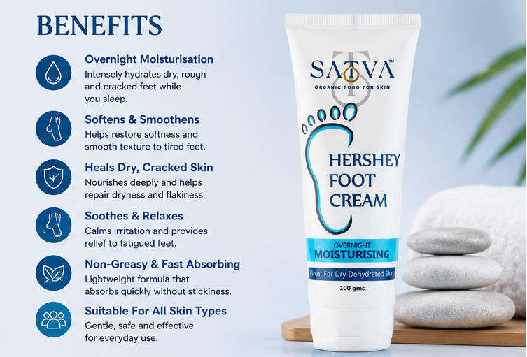 Hershey Hand & Foot Cream | Deep Moisture & Soft Smooth Skin Care