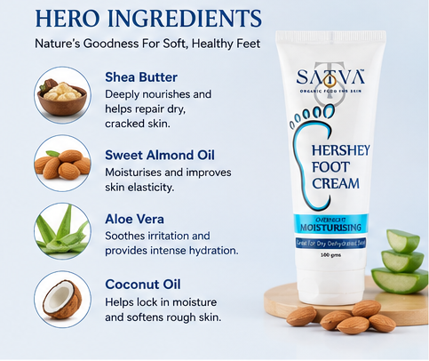 Hershey Hand & Foot Cream | Deep Moisture & Soft Smooth Skin Care