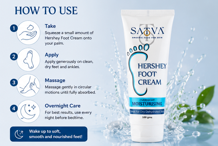 Hershey Hand & Foot Cream | Deep Moisture & Soft Smooth Skin Care