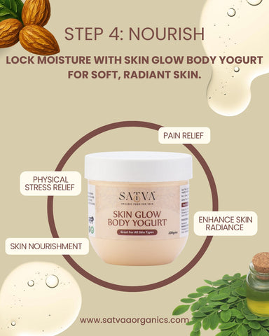 SATVA Radiance Kit - 4-Step Organic Skincare Glow Routine